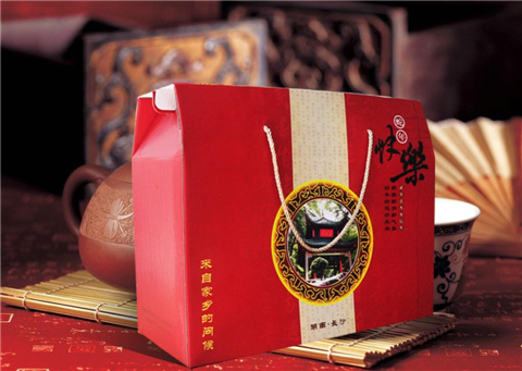 快乐年礼盒 春节年货包装盒 湖南印刷包装厂 礼品盒